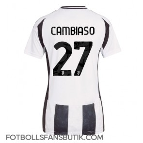 Juventus Andrea Cambiaso #27 Replika Hemmatröja Damer 2024-25 Kortärmad